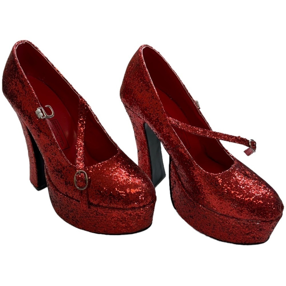 Rubies Costume  The Wizard of Oz size 9-10 Ruby Slippers   NWT